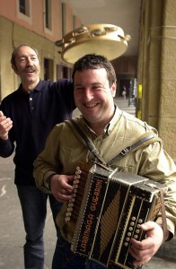 La pareja Imuntzo eta Beloki han presentado su nuevo disco "Ganbaran bai".