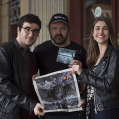 Ignacio Arakistain, Alex Tello eta Lucia Arzallus