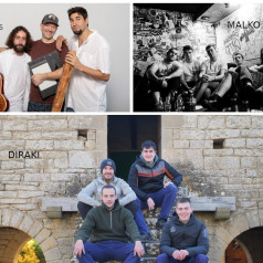 Herri Urratseko Musika Maketa Lehiaketako finalera iritsi diren sei taldeetako hiru.