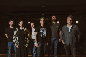 Galbahe talde zuzenean; ezkerretik lehena da Gotzon Barandiaran. IBAI ARRIETA