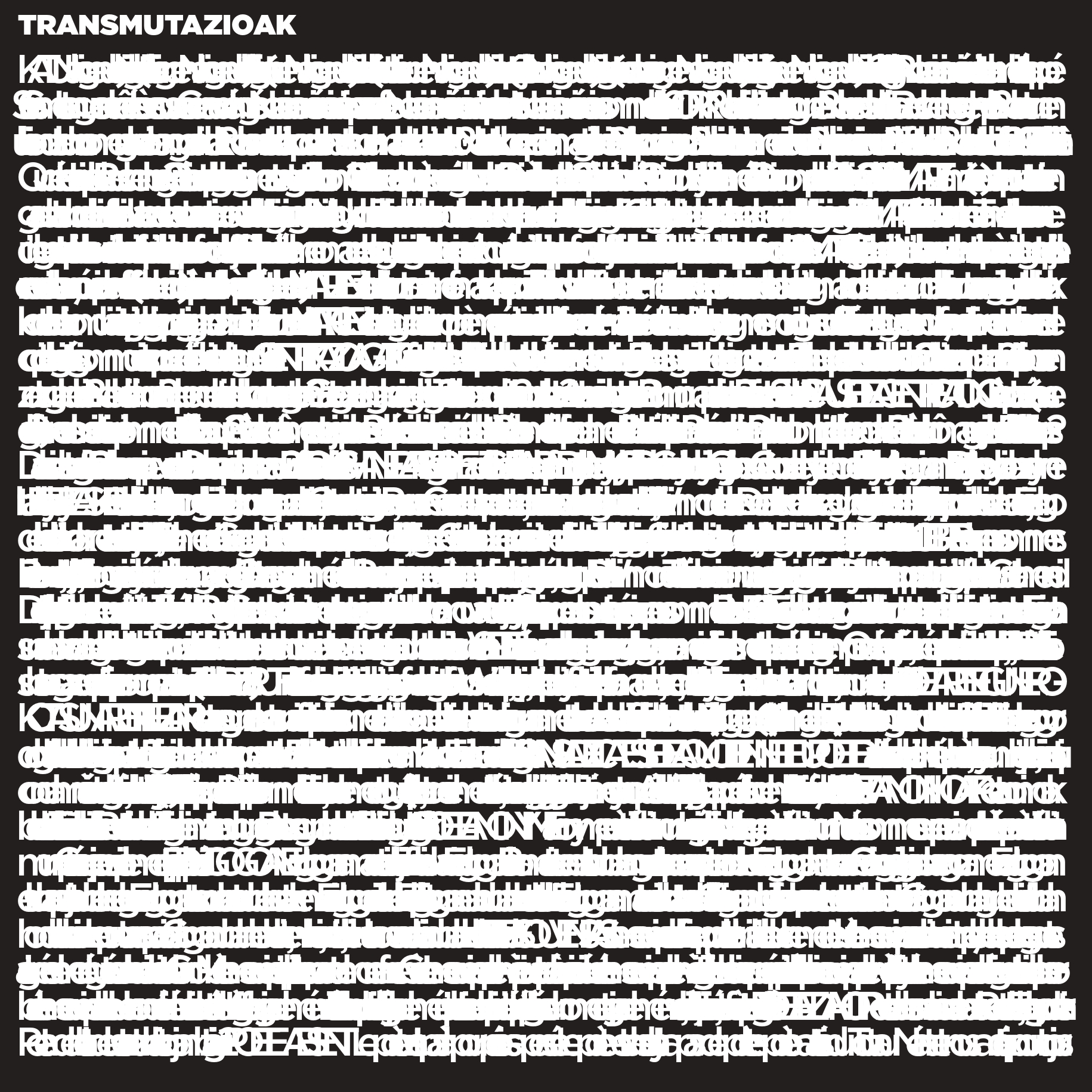 Transmutazioak (Eric Dicharry & Friends)